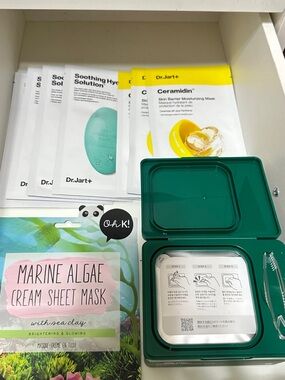 Dr.Jart+ Green Sheet Mask Storage Case - Compact Green Organizer